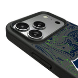 Seattle Seahawks Paisley Bump Phone Case for Apple iPhone