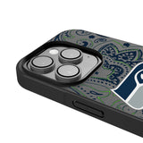 Seattle Seahawks Paisley Bump Phone Case for Apple iPhone