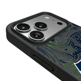 Seattle Seahawks Paisley Bump Phone Case for Apple iPhone