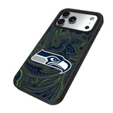 Seattle Seahawks Paisley Bump Phone Case for Apple iPhone