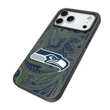 Seattle Seahawks Paisley Bump Phone Case for Apple iPhone