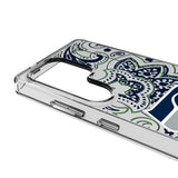 Seattle Seahawks Paisley Clear Phone Case for Samsung Galaxy
