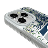 Seattle Seahawks Paisley Glitter Phone Case for Apple iPhone