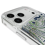 Seattle Seahawks Paisley Glitter Phone Case for Apple iPhone