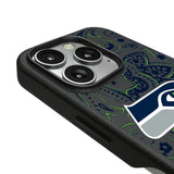 Seattle Seahawks Paisley MagSafe Compatible Phone Case for Apple iPhone