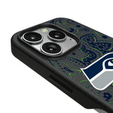 Seattle Seahawks Paisley MagSafe Compatible Phone Case for Apple iPhone