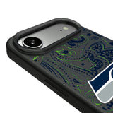 Seattle Seahawks Paisley MagSafe Compatible Phone Case for Apple iPhone