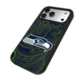 Seattle Seahawks Paisley MagSafe Compatible Phone Case for Apple iPhone