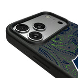 Seattle Seahawks Paisley MagSafe Compatible Phone Case for Apple iPhone