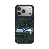 Seattle Seahawks Paisley MagSafe Compatible Phone Case for Apple iPhone
