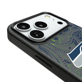 Seattle Seahawks Paisley MagSafe Compatible Phone Case for Apple iPhone