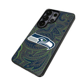 Seattle Seahawks Paisley MagSafe Compatible Phone Case for Samsung Galaxy 26 Series