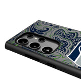 Seattle Seahawks Paisley MagSafe Compatible Phone Case for Samsung Galaxy