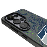 Seattle Seahawks Paisley MagSafe Compatible Phone Case for Samsung Galaxy