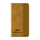 Seattle Seahawks Personalized Burn Folio Phone Case for Samsung Galaxy