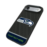 Seattle Seahawks Personalized EndZone Plus Bump Phone Case for Apple iPhone