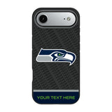 Seattle Seahawks Personalized EndZone Plus Bump Phone Case for Apple iPhone