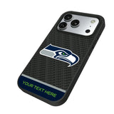 Seattle Seahawks Personalized EndZone Plus Bump Phone Case for Apple iPhone