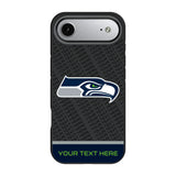 Seattle Seahawks Personalized EndZone Plus Bump Phone Case for Apple iPhone
