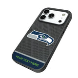 Seattle Seahawks Personalized EndZone Plus Bump Phone Case for Apple iPhone