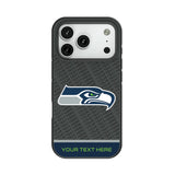 Seattle Seahawks Personalized EndZone Plus Bump Phone Case for Apple iPhone