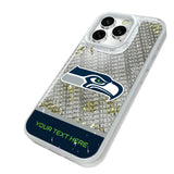 Seattle Seahawks Personalized EndZone Plus Glitter Phone Case for Apple iPhone