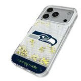 Seattle Seahawks Personalized EndZone Plus Glitter Phone Case for Apple iPhone