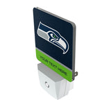 Seattle Seahawks Personalized Endzone Solid Night Light 2-Pack