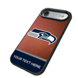 Seattle Seahawks Personalized Football Bump Phone Case for Apple iPhone