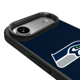 Seattle Seahawks Personalized Stripe Bump Phone Case for Apple iPhone