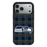 Seattle Seahawks Plaid MagSafe Compatible Phone Case for Apple iPhone