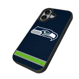 Seattle Seahawks Stripe Bump Phone Case for Apple iPhone