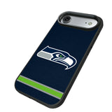 Seattle Seahawks Stripe Bump Phone Case for Apple iPhone
