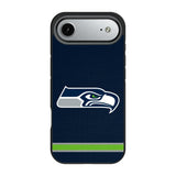 Seattle Seahawks Stripe Bump Phone Case for Apple iPhone