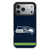 Seattle Seahawks Stripe Bump Phone Case for Apple iPhone