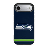 Seattle Seahawks Stripe Bump Phone Case for Apple iPhone