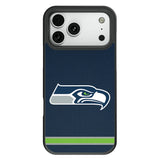 Seattle Seahawks Stripe Bump Phone Case for Apple iPhone
