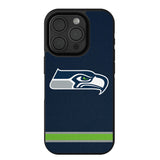 Seattle Seahawks Stripe Bump Phone Case for Apple iPhone