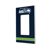 Seattle Seahawks Stripe Hidden-Screw Light Switch Plate