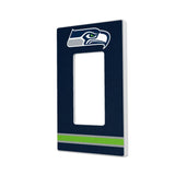 Seattle Seahawks Stripe Hidden-Screw Light Switch Plate