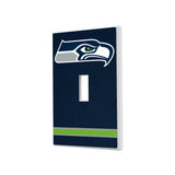 Seattle Seahawks Stripe Hidden-Screw Light Switch Plate
