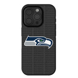 Seattle Seahawks Text Backdrop Bump Phone Case for Apple iPhone