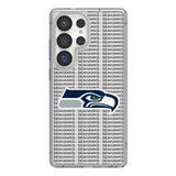 Seattle Seahawks Text Backdrop Clear Phone Case for Samsung Galaxy