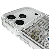 Seattle Seahawks Text Backdrop Glitter Phone Case for Apple iPhone