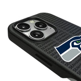 Seattle Seahawks Text Backdrop MagSafe Compatible Phone Case for Apple iPhone