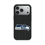 Seattle Seahawks Text Backdrop MagSafe Compatible Phone Case for Apple iPhone