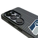 Seattle Seahawks Text Backdrop MagSafe Compatible Phone Case for Samsung Galaxy 26 Series