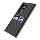 Seattle Seahawks Text Backdrop MagSafe Compatible Phone Case for Samsung Galaxy