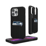 Seattle Seahawks Text Backdrop Rugged Phone Case for Apple iPhone