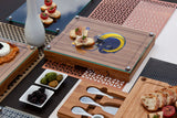 Los Angeles Rams - Concerto Glass Top Cheese Cutting Board & Tools Set